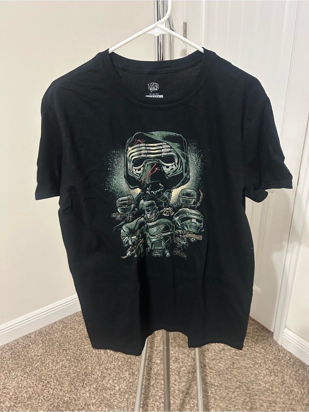 Funko Black Star Wars Kylo Ren Graphic Tee